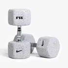 Nike Strength Heavy - Duty Grind Hex Dumbbell - Wolf Grey - Single - 27.5 Kg