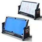 Vox Fitness 4 in 1  7ft Blue Pool Table Billiard + Air Hockey + Tennis Table