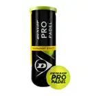 Dunlop Pro Padel Balls Tube (3 Balls)