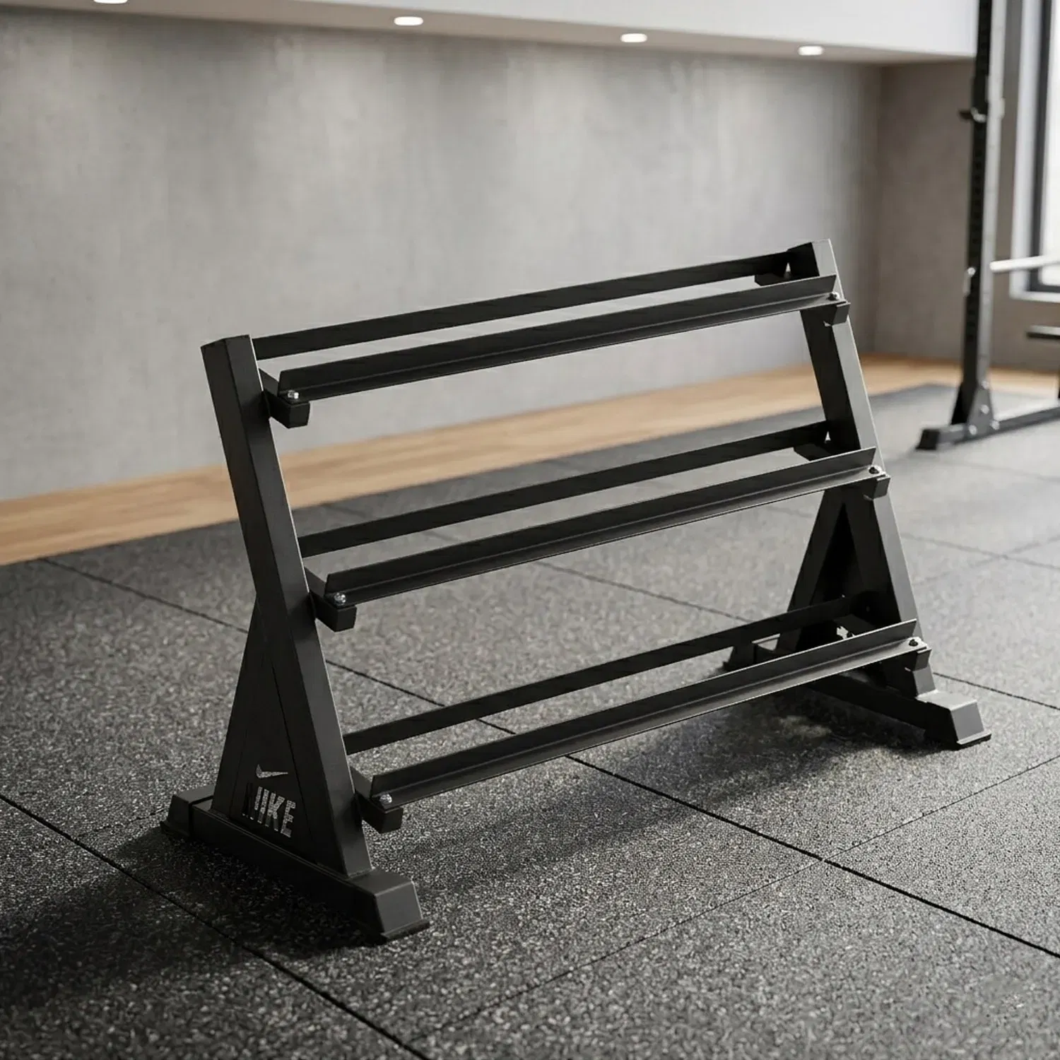 Nike Strength Premium Urethane Pro Dumbbell Set 2-20 kg With 3-Tier Rack |Bundle