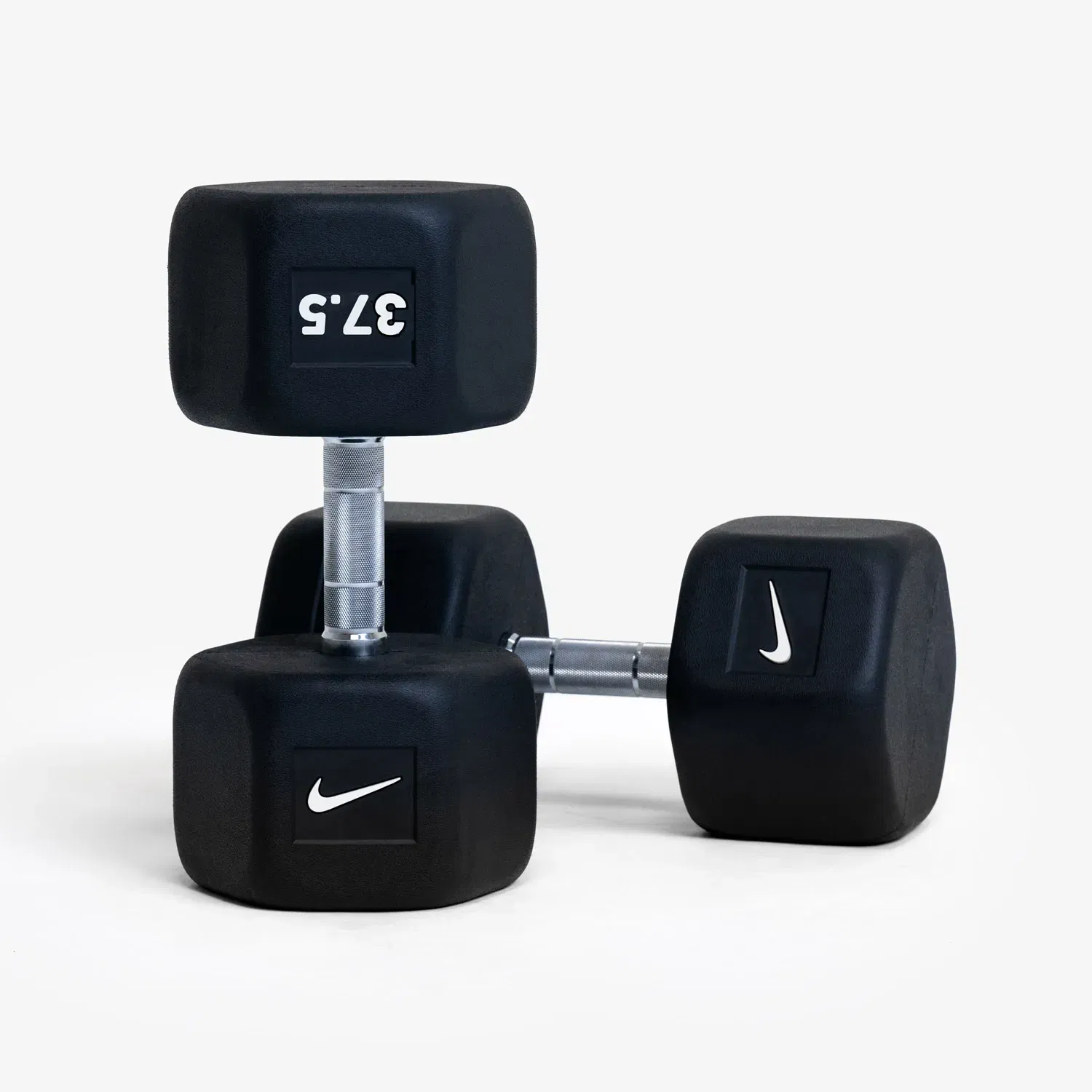 Nike Strength Premium Rubber - Coated Hex Dumbbell - Single - 37.5 Kg