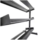 Force USA Rubber Hex Dumbbell Rack - 3 Tier