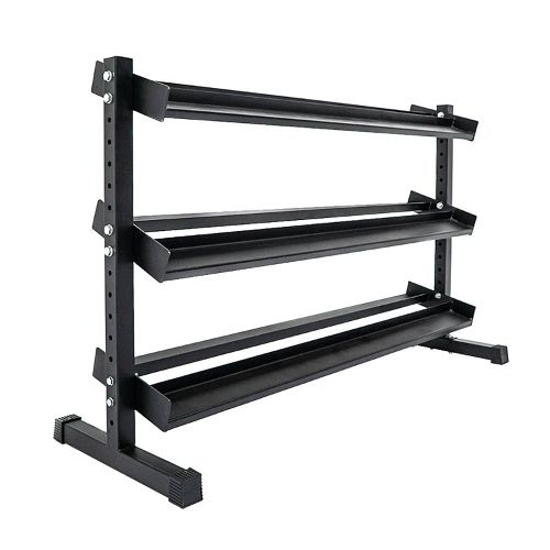 Force USA Rubber Hex Dumbbell Rack - 3 Tier