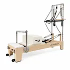 Eleno Pilates M4 Pro Maple Wood Studio Reformer With Half Tower Bundle - Beige