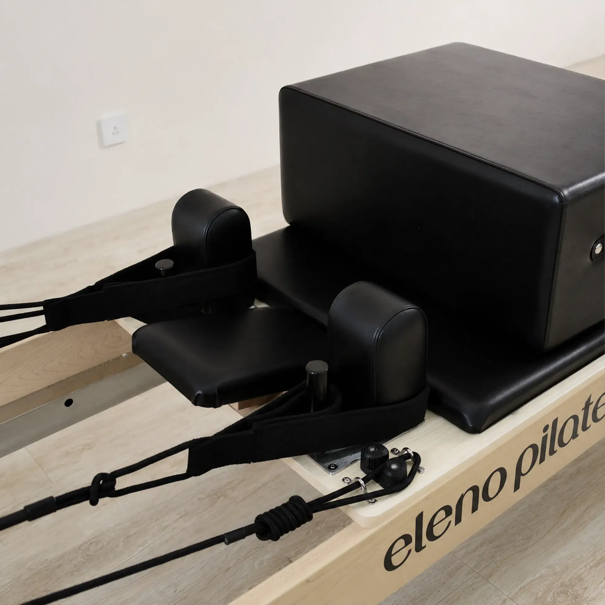 Eleno Pilates E100 Maple Finish 3 in 1 Pilates Reformer with Full Cadillac