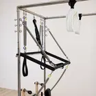 Eleno Pilates E100 Maple Finish 3 in 1 Pilates Reformer with Full Cadillac