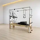 Eleno Pilates E100 Maple Finish 3 in 1 Pilates Reformer with Full Cadillac
