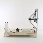 Eleno Pilates M2 Oak Wood Half Tower Reformer Bundle - Beige