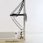 Eleno Pilates M2 Oak Wood Half Tower Reformer Bundle - Beige