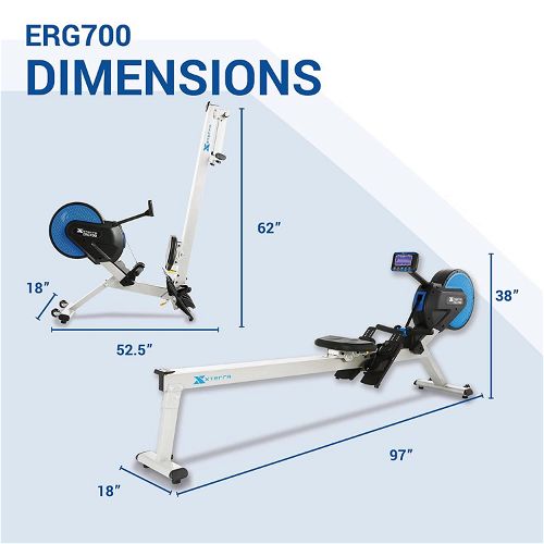 XTERRA Fitness ERG700 Air & Magnetic Rower
