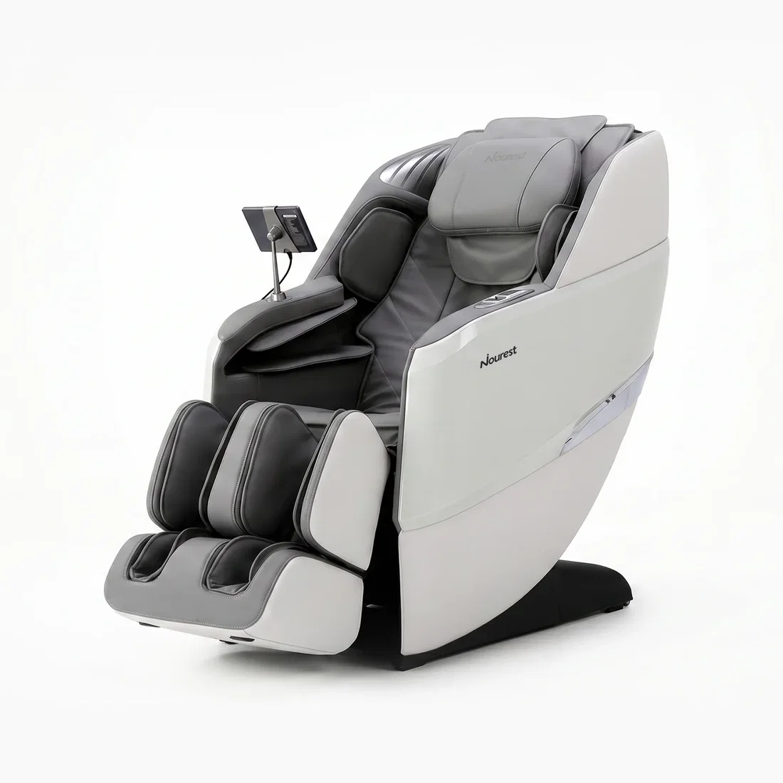 Nourest Eva Full Body SL-Track 3D Massage Chair - Light Grey