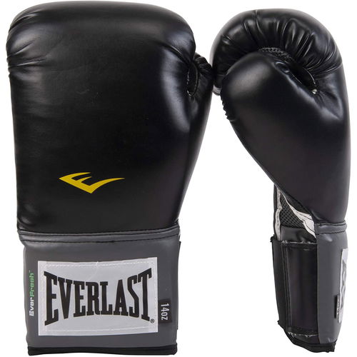 Everlast Pro Style Training Gloves-Black-8Oz