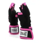 Everlast Evergel Hand Wrap Gloves - Black-Pink - S/M