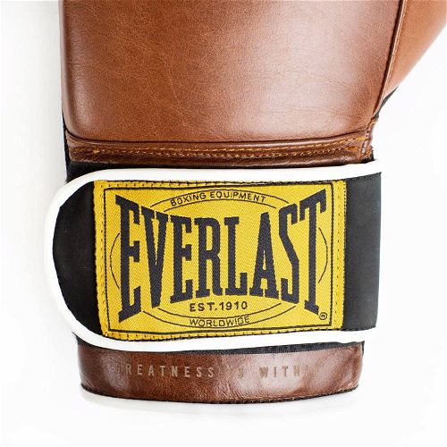 Everlast 1910 Classic Training Gloves-Brown-12Oz