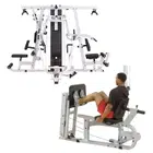 الجسم صلب EXM4000S متعددة المكدس الجمنازيوم مع LP40S الساق الصحافة 