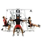 الجسم صلب EXM4000S متعددة المكدس الجمنازيوم مع LP40S الساق الصحافة 
