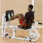 الجسم صلب EXM4000S متعددة المكدس الجمنازيوم مع LP40S الساق الصحافة 
