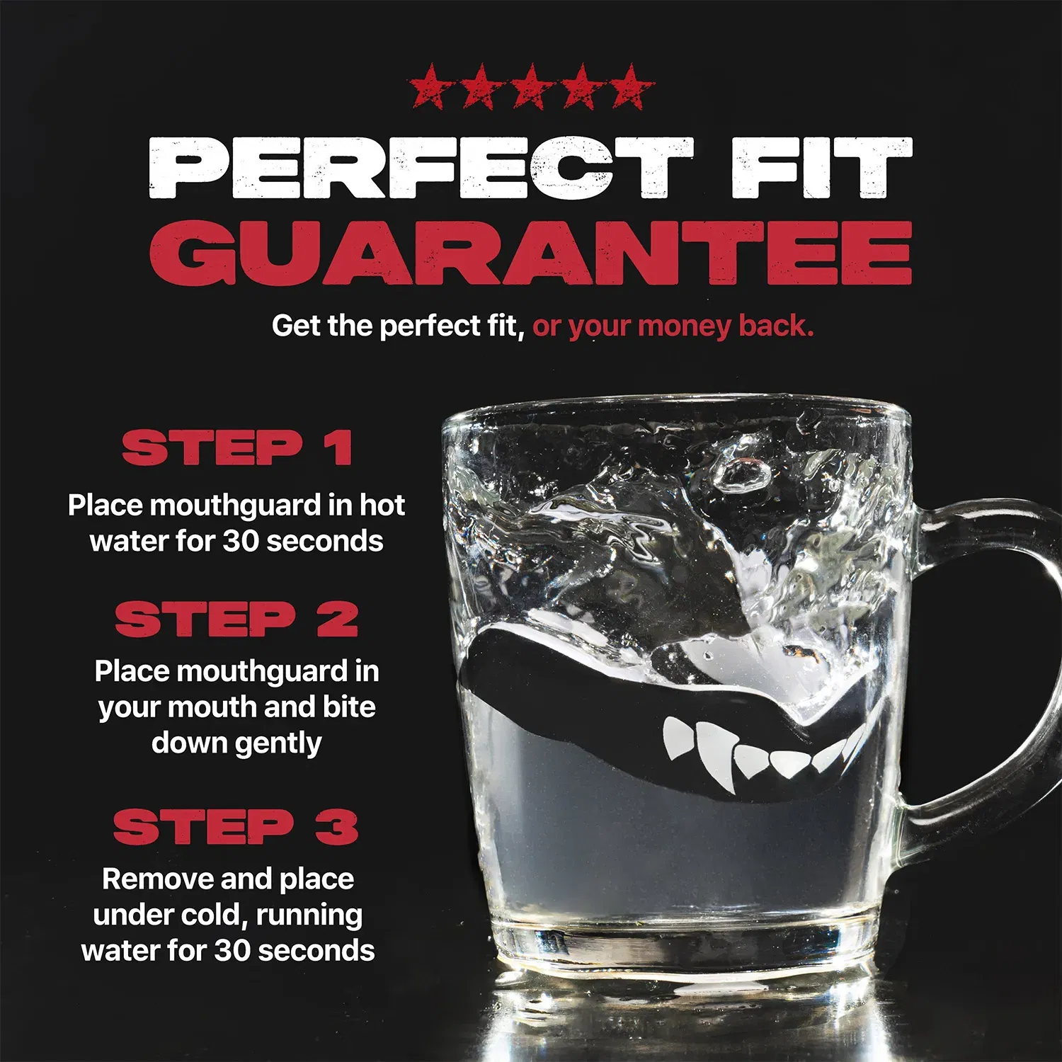 SAFEJAWZ Extro Series Self-Fit Fangz Mouthguard Adults (12+)