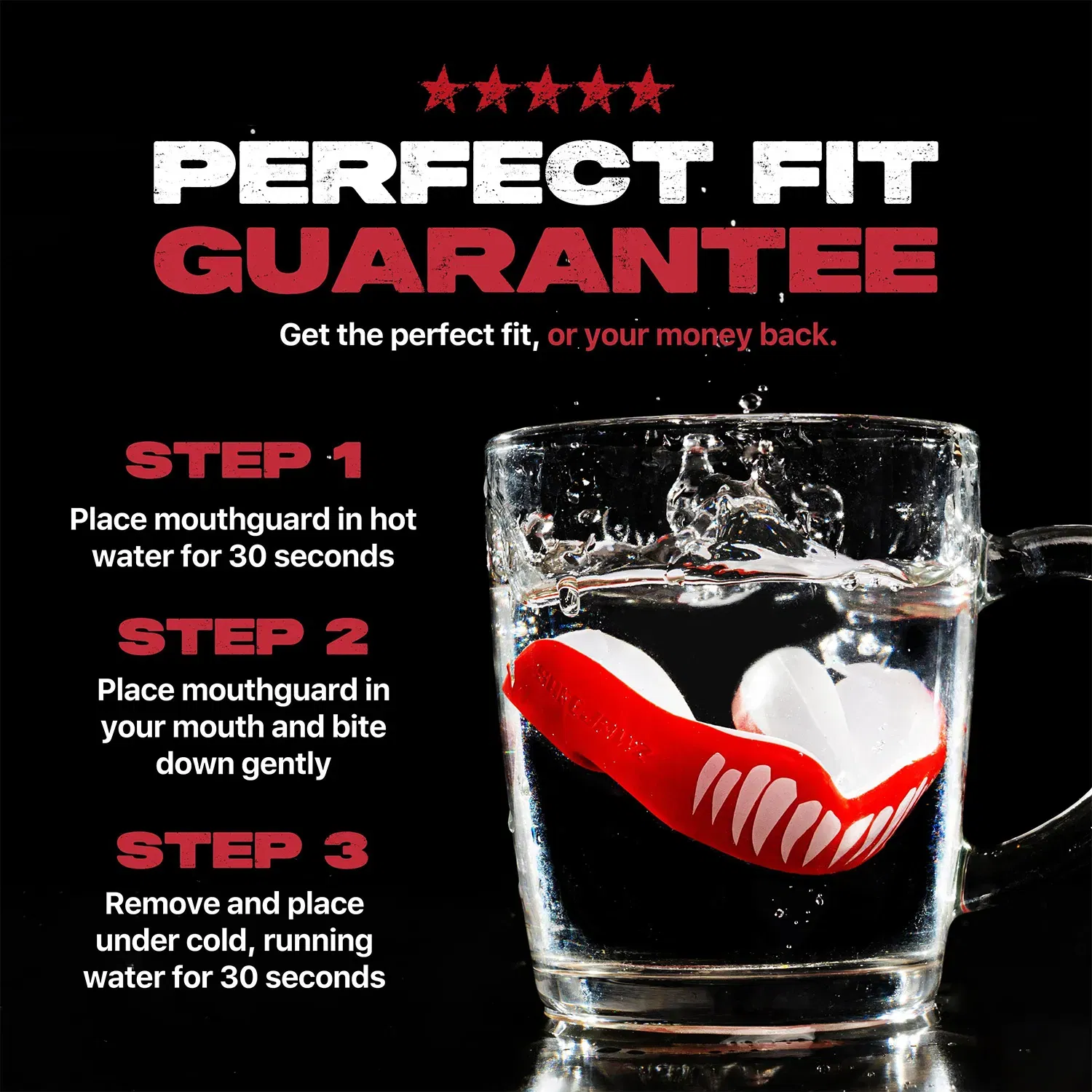 SAFEJAWZ Extro Series Self- Fit 'Viper' Mouthguard Senior (12+)