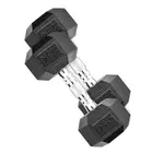 سهل الدمبل المطاطية السداسية - 12.5 Kg - Pair