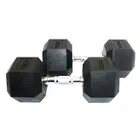 سهل الدمبل المطاطية السداسية - 20 Kg - Pair