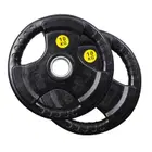 Facile Tri-Grip Rubber Weight Plate - 10 Kg - Pair