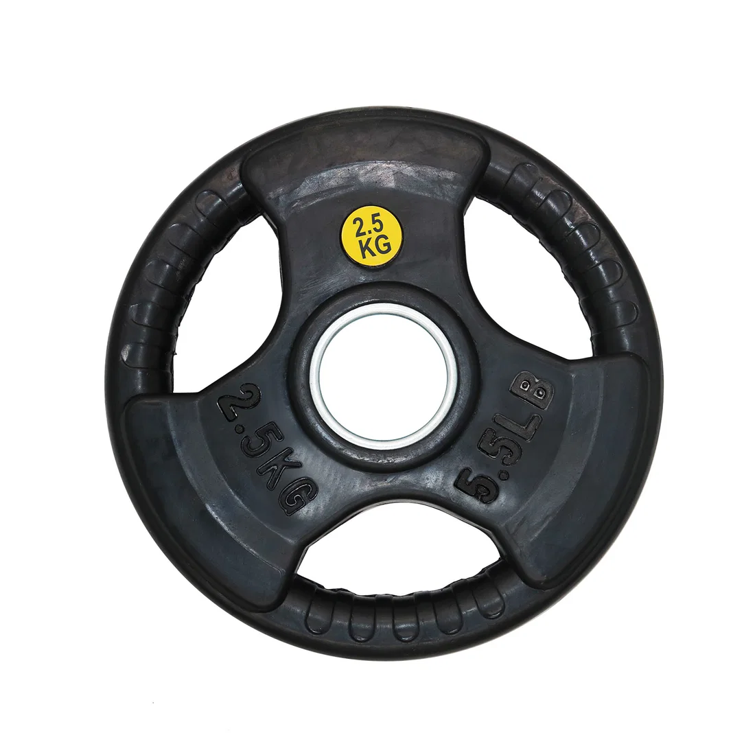 Facile Tri-Grip Rubber Weight Plate - 2.5 Kg - Pair