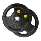 Facile Tri-Grip Rubber Weight Plate - 20 Kg - Pair
