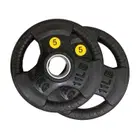 Facile Tri-Grip Rubber Weight Plate - 5 Kg - Pair