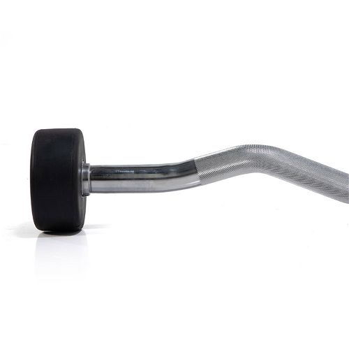 Knight Shot Rubber Fixed Barbell-Curl Bar-10Kg