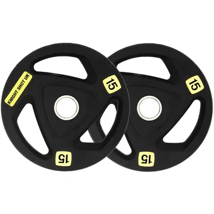 Knight Shot PU Weight Plate - 15 Kg - Pair