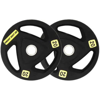 Knight Shot PU Weight Plate - 20 Kg - Pair