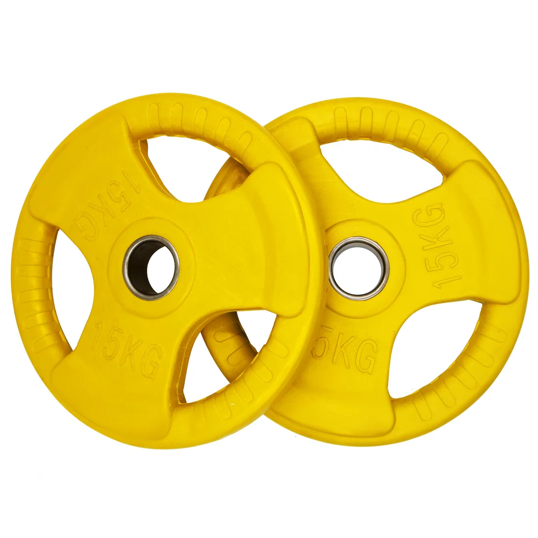 Facile Colored Rubber Weight Plate - 15 Kg - Pair