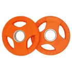 سهل لوحة وزن مطاطية ملونة - 2.5 Kg - Pair