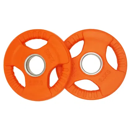 Facile Colored Rubber Weight Plate - 2.5 Kg - Pair