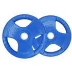 Facile Colored Rubber Weight Plate - 20 Kg - Pair
