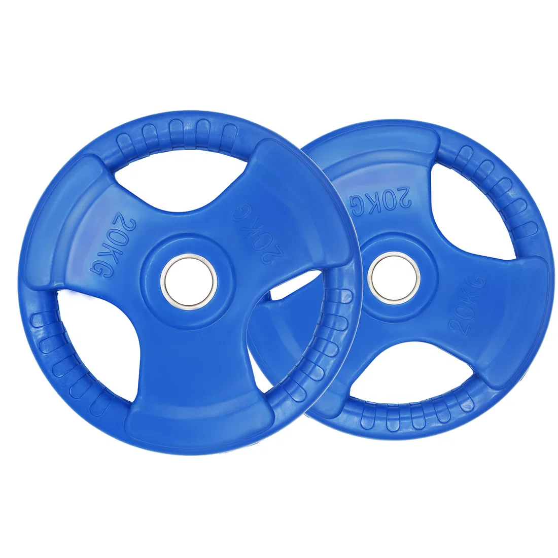 Facile Colored Rubber Weight Plate - 20 Kg - Pair