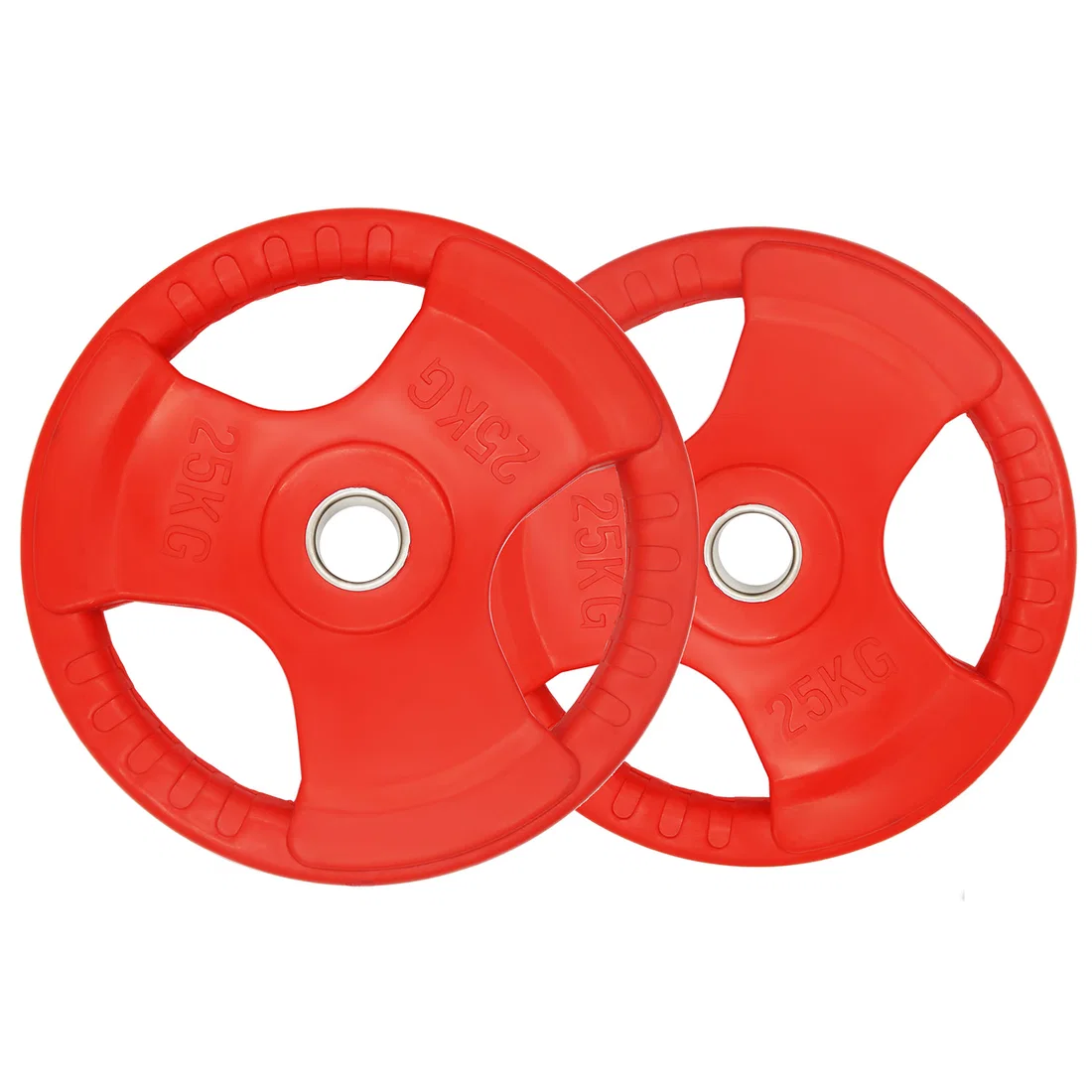سهل لوحة وزن مطاطية ملونة - 25 Kg - Pair