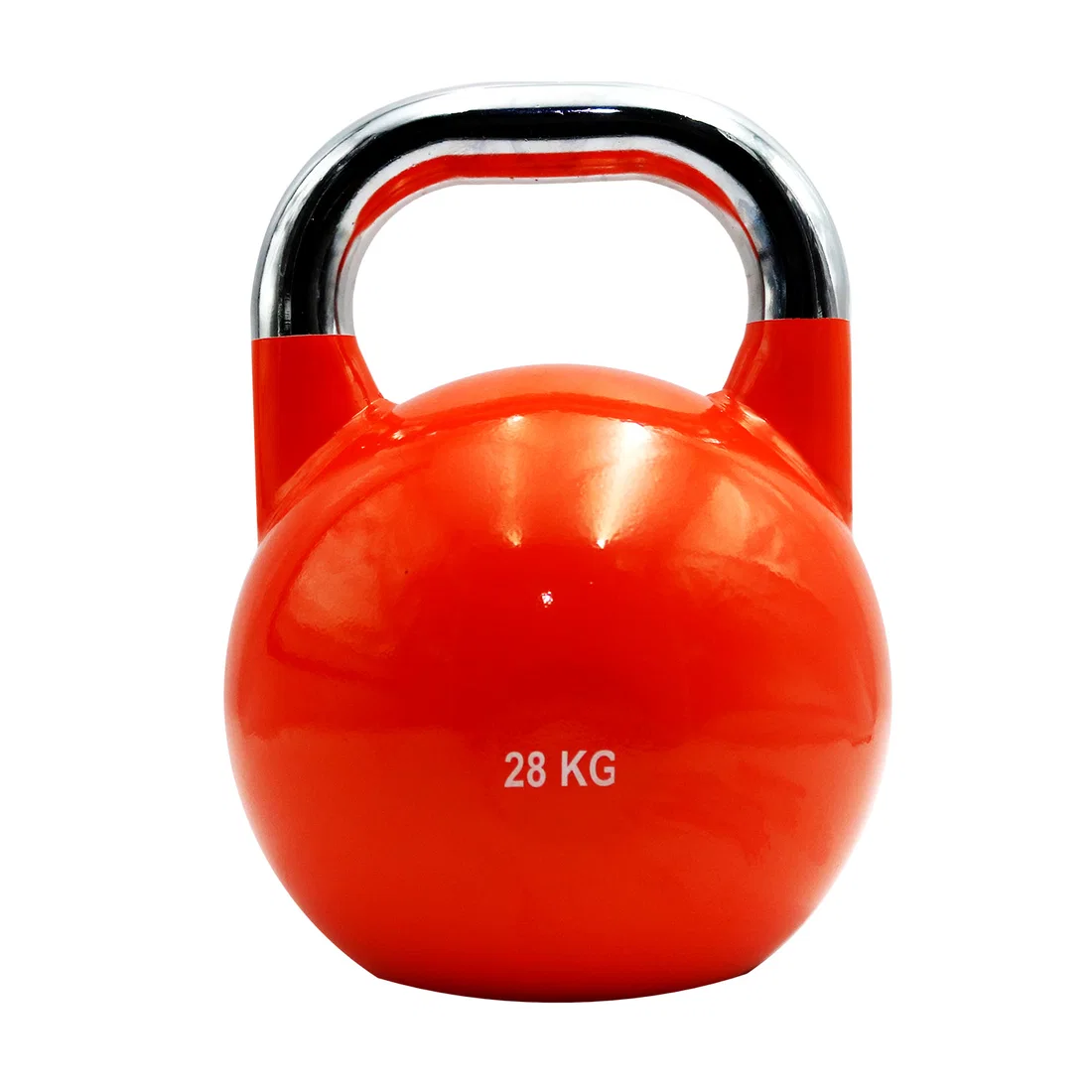 ليلة شوت مقبض طلاء كهربائي Kettlebell للمنافسة - 28 Kg - Single