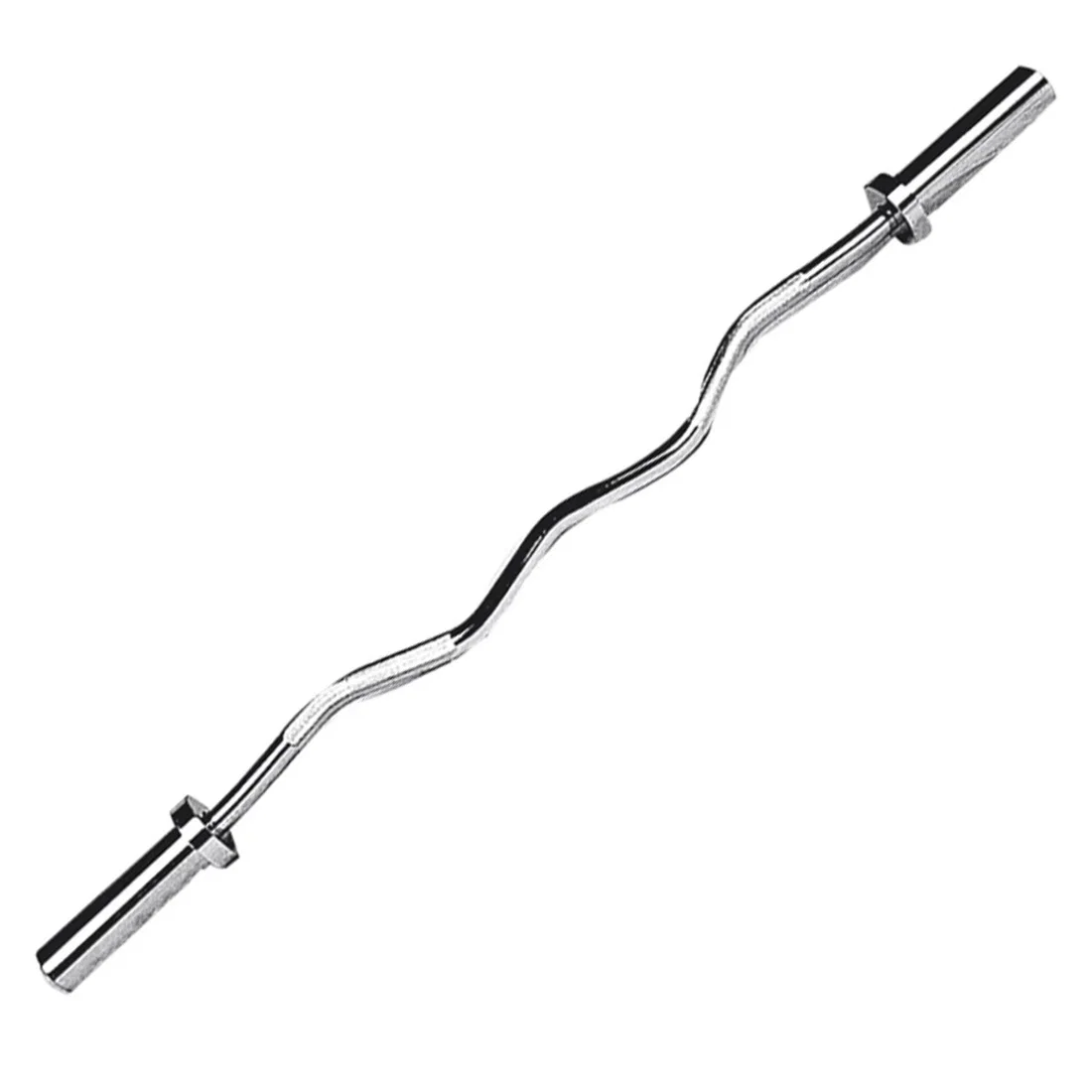 Knight Shot 10kg Steel Chrome Curl Bar 120CM