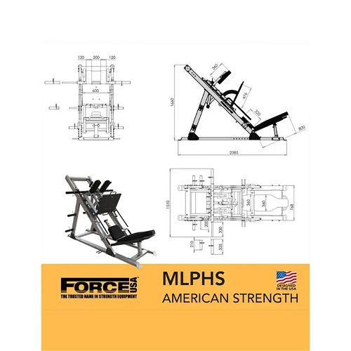 Force USA Monster Ultimate Leg Press / Hack Squat Combo