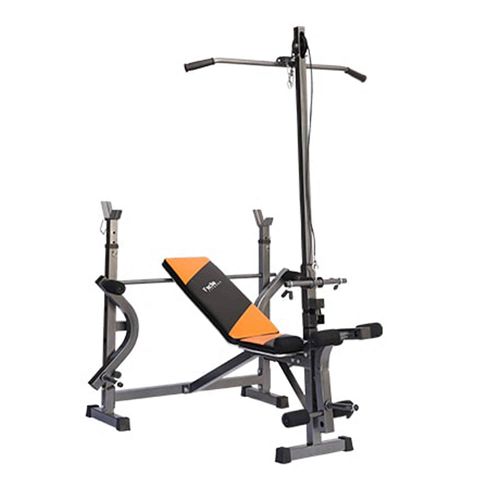 Facile Adjustable Bench With Lat Pull-Down