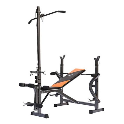 Facile Adjustable Bench With Lat Pull-Down