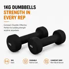 Fitbench Neoprene Hex Dumbbell - Single Piece  - 1 KG