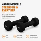 Fitbench Neoprene Hex Dumbbell - Single Piece  - 4 KG