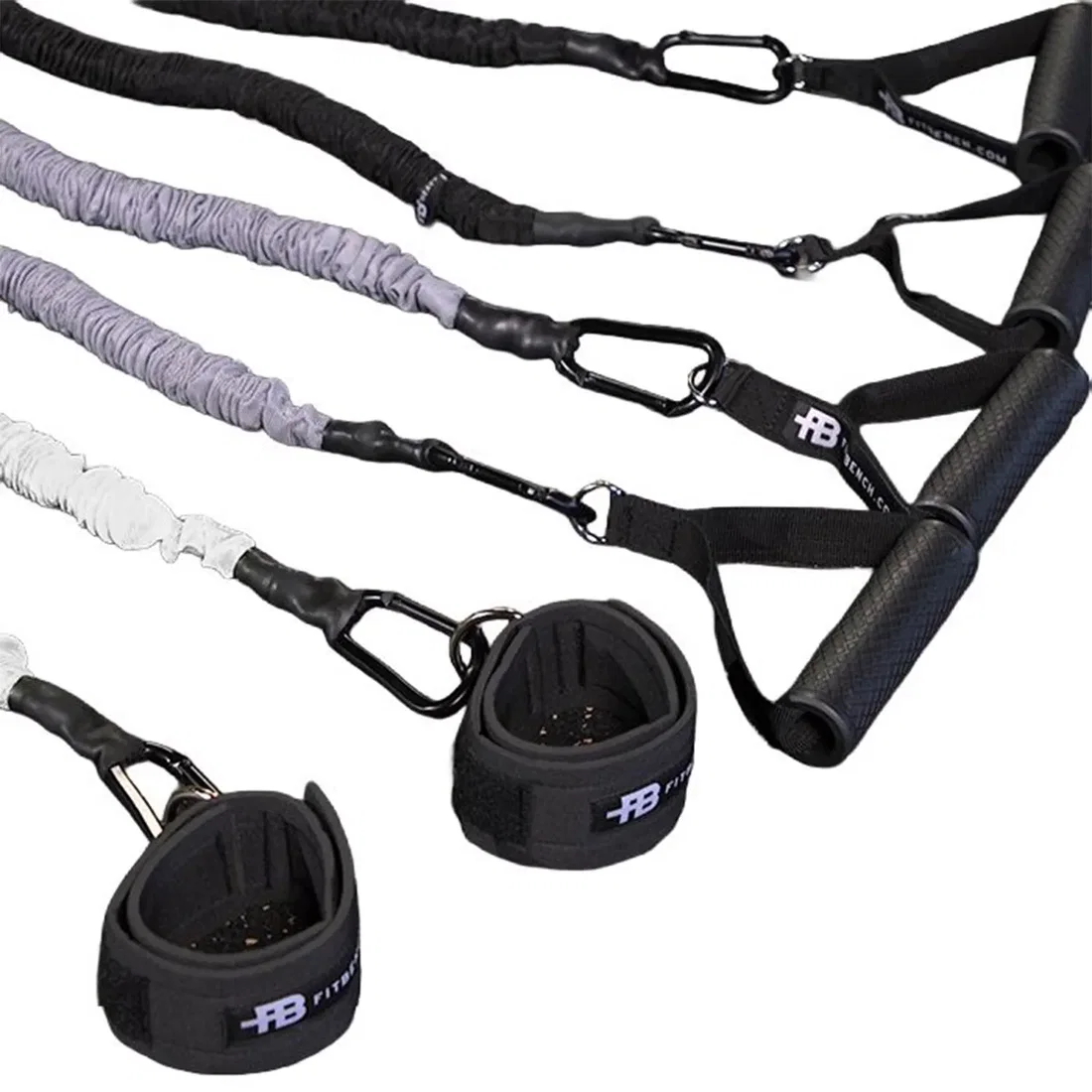 FITBENCH Resistance Bands Handles and Ankle Straps