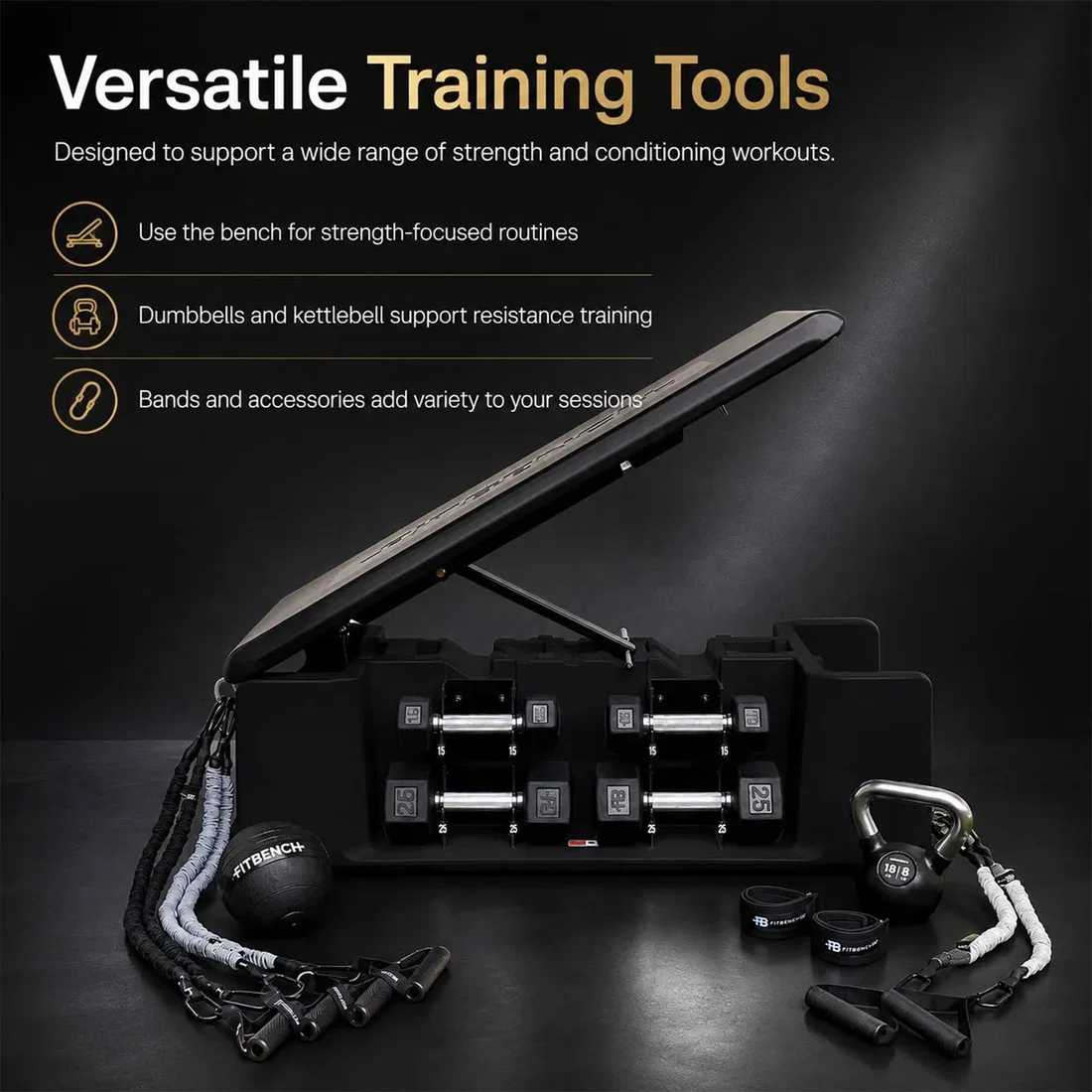 FITBENCH FREE Classic Versatile Training Tools