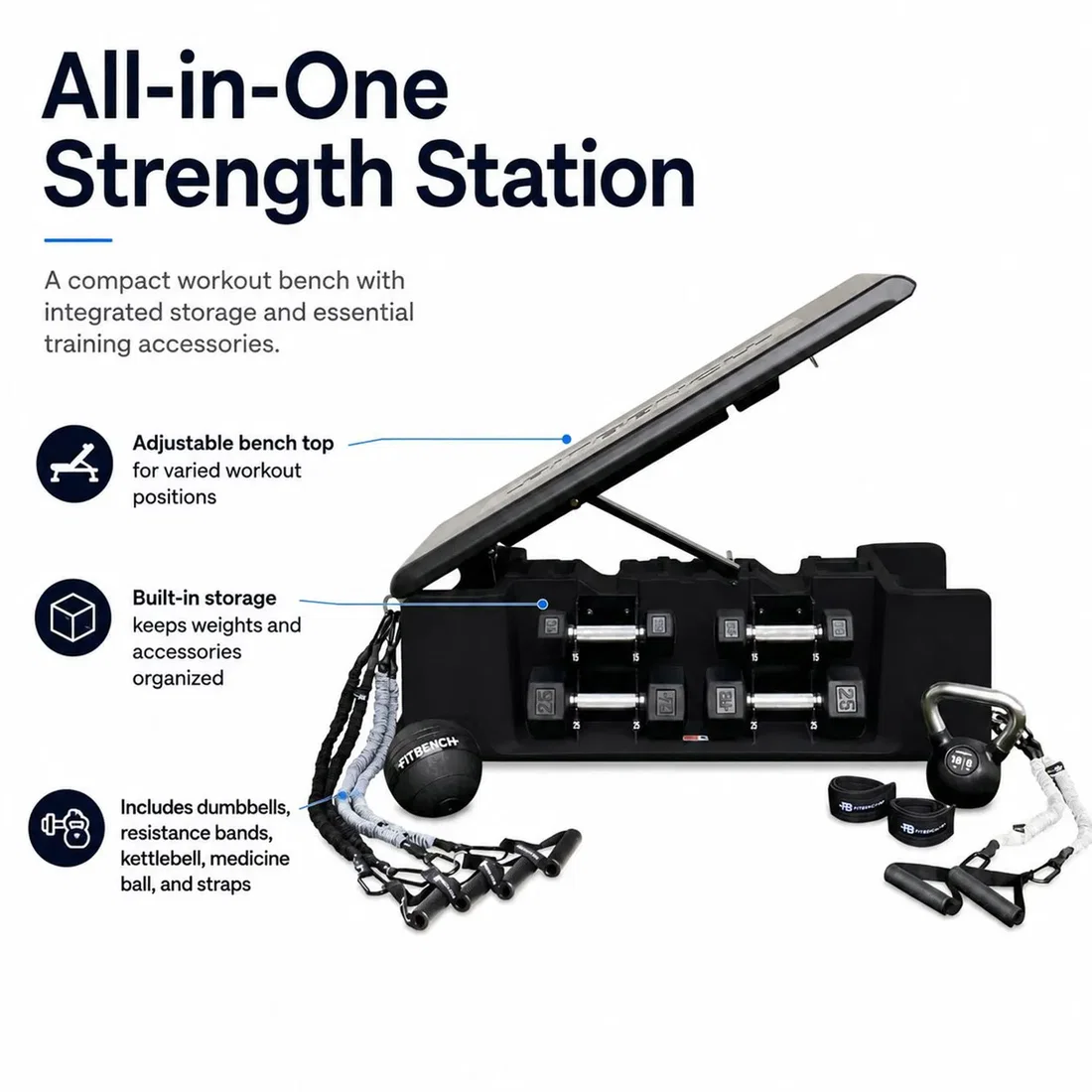 FITBENCH FREE Classic All In One Strength Station