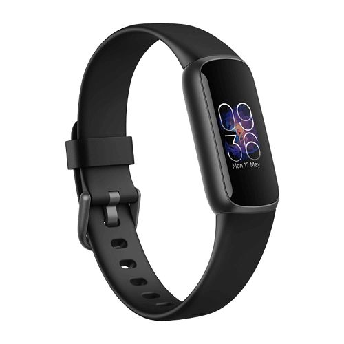 Fitbit Luxe Fitness + Wellness Tracker-Black / Graphite Stainless Steel