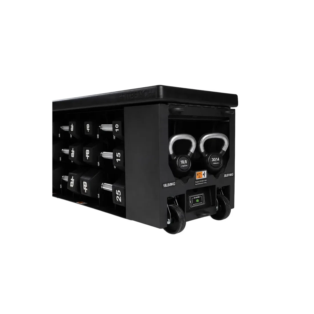FITBENCH ONE Integrated Weight Storage